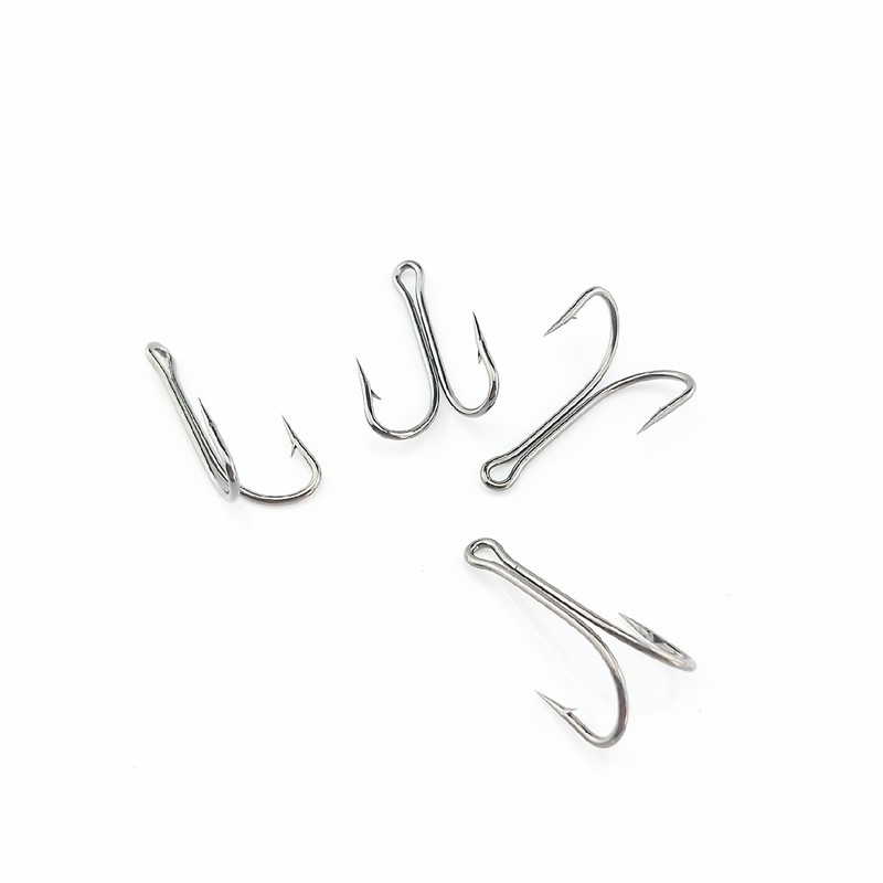 Fishing Hook Assortment - 5 oder 10 Stück/Los Doppel-Angelhaken Kohlenstoffs