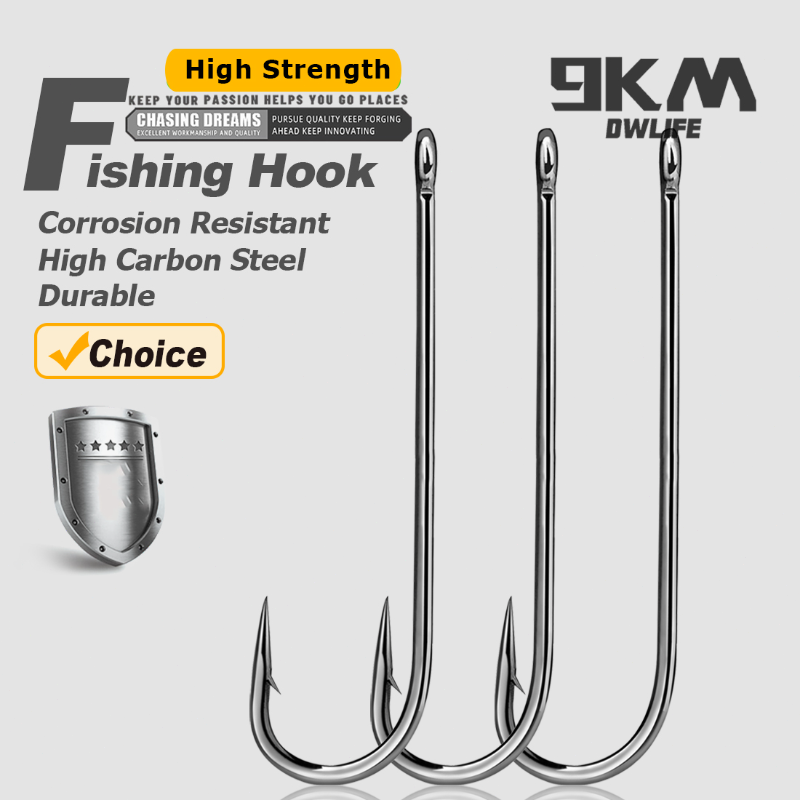 Fishing Hook Offset - 9KM Aberdeen Hooks Langstiel-Angelhaken für Lebendköder