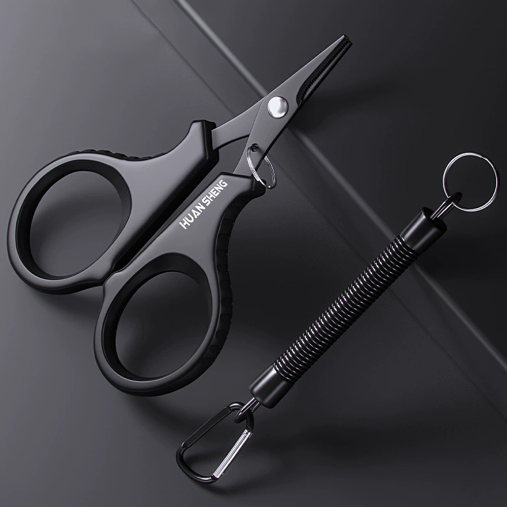 Fishing Hook Remover - 1set Titan Beschichtung Edelstahl Angeln Scissor