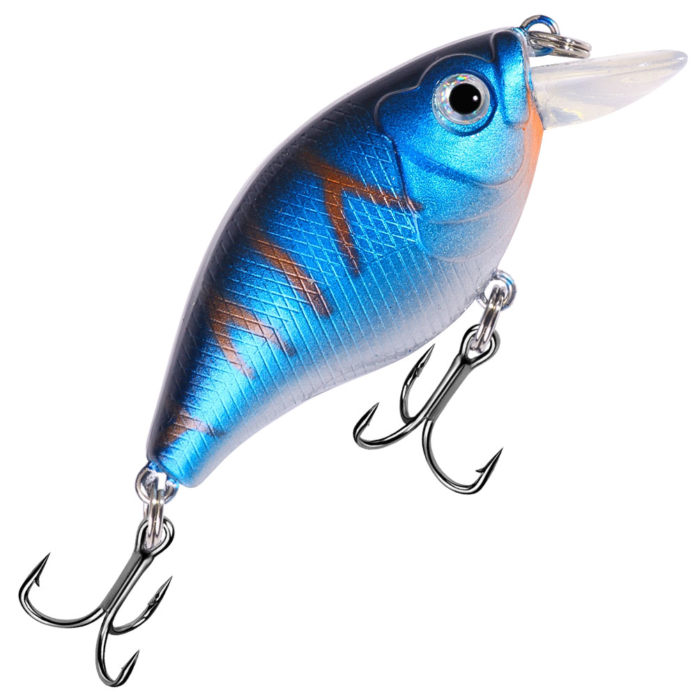 1Pc 6cm 6,9g Angeln Locken Cra – Fishing Hook Treble Bewertung und Preis