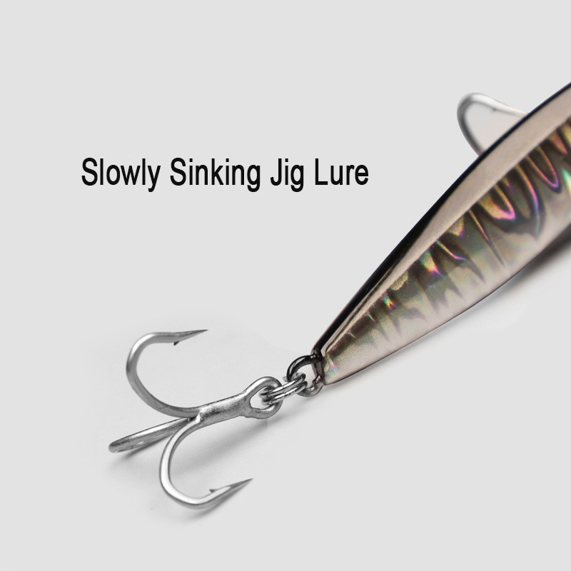 Jig-Angelköder Metall-Jigging- – Fishing Hook Treble Bewertung und Preis