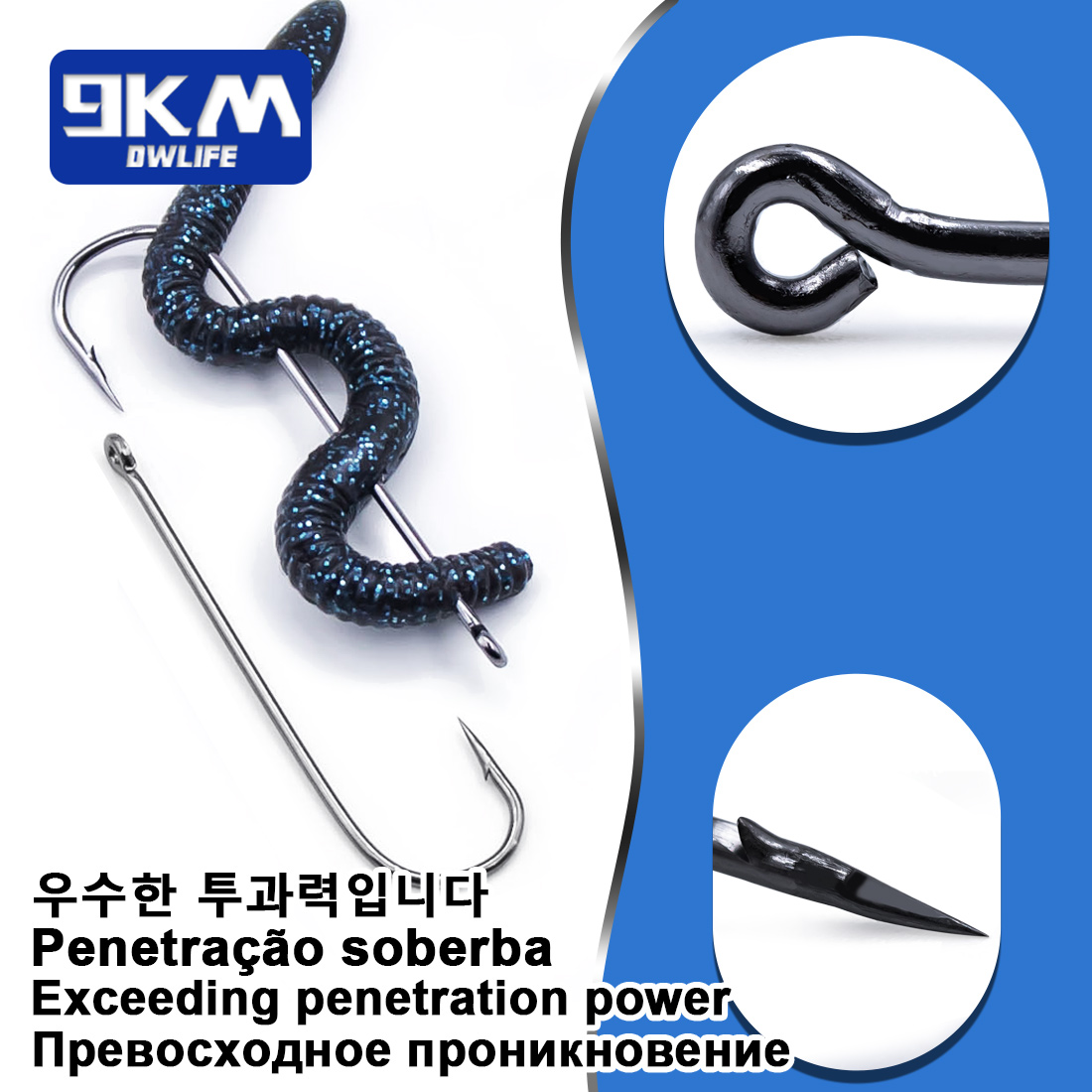9KM Aberdeen Hooks Langstiel-A – Fishing Hook Offset Bewertung und Preis
